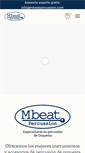 Mobile Screenshot of mbeatpercussion.com